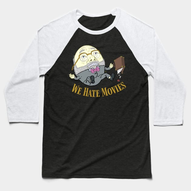 Egg Lawyer Baseball T-Shirt by We Hate Movies